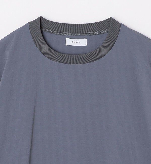 SHIPS any「【WEB限定】SHIPS any: ワッシャーナイロン スピンドル Tシャツ＋イージーショーツ セットアップ◆」|Tシャツ・カットソー|