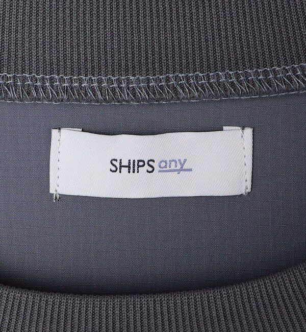 SHIPS any「【WEB限定】SHIPS any: ワッシャーナイロン スピンドル Tシャツ＋イージーショーツ セットアップ◆」|Tシャツ・カットソー|