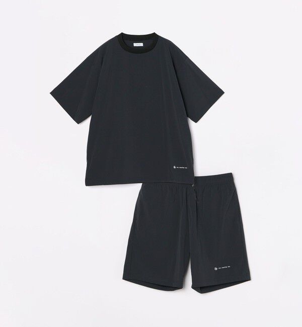 SHIPS any「【WEB限定】SHIPS any: ワッシャーナイロン スピンドル Tシャツ＋イージーショーツ セットアップ◆」|Tシャツ・カットソー|