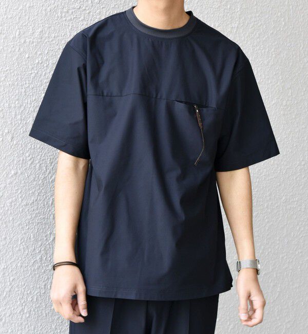 SHIPS any「SHIPS any: 360&deg; THE CIRCLE STRETCH ポケット Tシャツ(セットアップ対応)◆」|Tシャツ・カットソー|