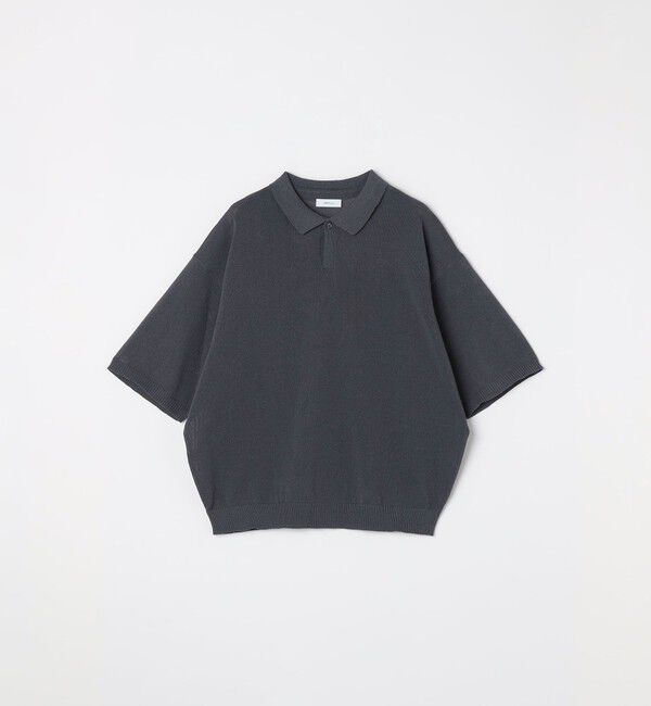 SHIPS any「SHIPS any:〈手洗い可能〉リネンミックス ハイゲージ ニット スキッパー ポロシャツ◆」|ポロシャツ|