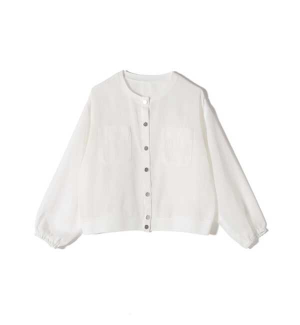 SHIPS Colors 「SHIPS Colors:〈手洗い可能〉メッシュ ノーカラー ハオリ 2◇」|ブルゾン・スタジャン|