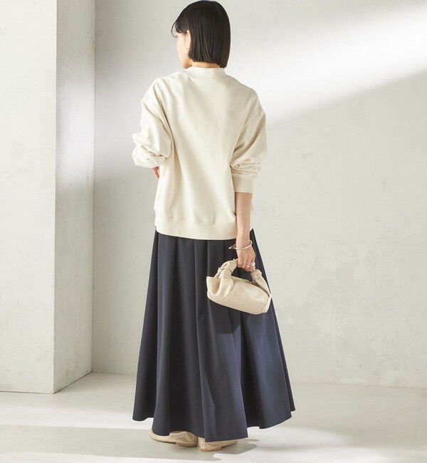 SHIPS for women「〈接触冷感 / 撥水加工〉TEXBRID(R) タフタ ギャザー スカート」|スカート|