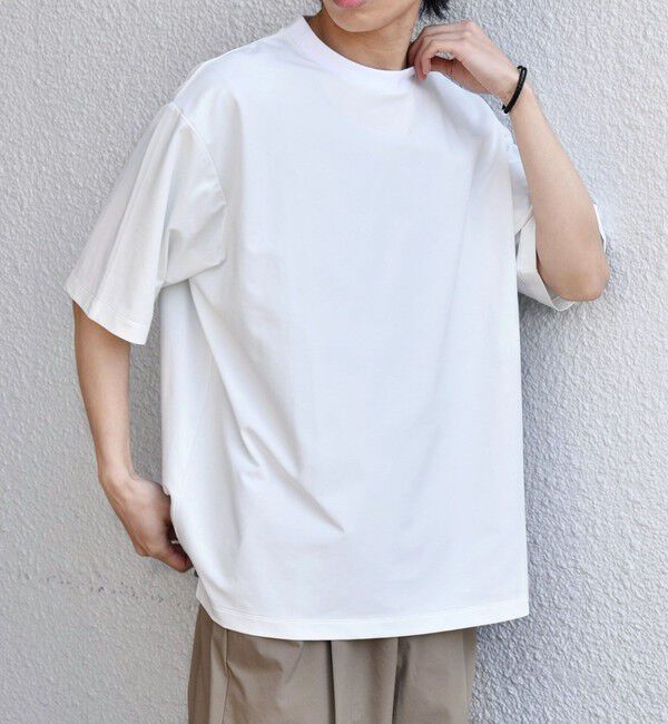 SHIPS any「SHIPS any:〈遮熱〉SOLAMENT(R) クルーネック リラックス Tシャツ◇」|Tシャツ・カットソー|