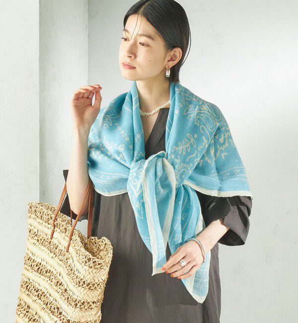 SHIPS for women「manipuri: 120*120 STOLE」|ストール|