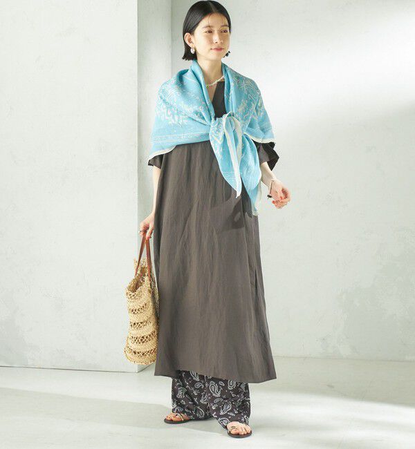 SHIPS for women「manipuri: 120*120 STOLE」|ストール|