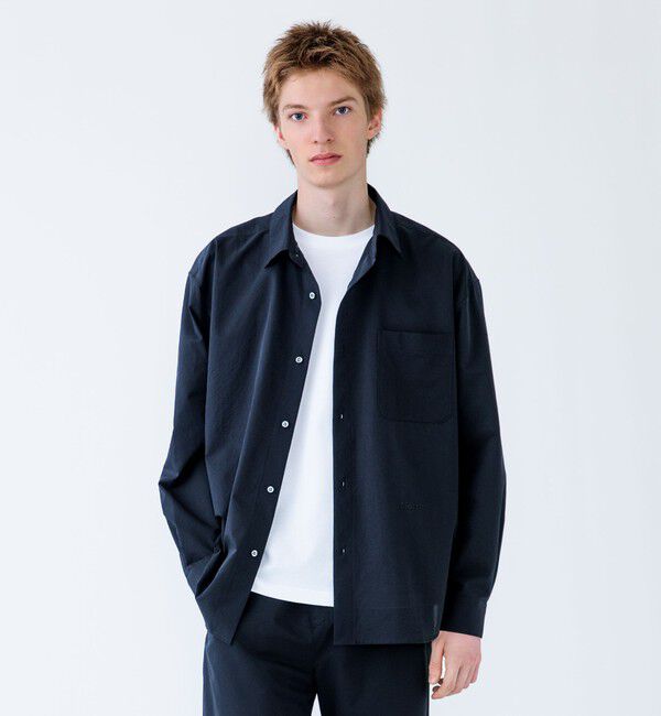 SHIPS「【City Ambient Products別注】Marmot:〈撥水〉DotAir(R) SHIRTS」|シャツ・ブラウス|ブラック