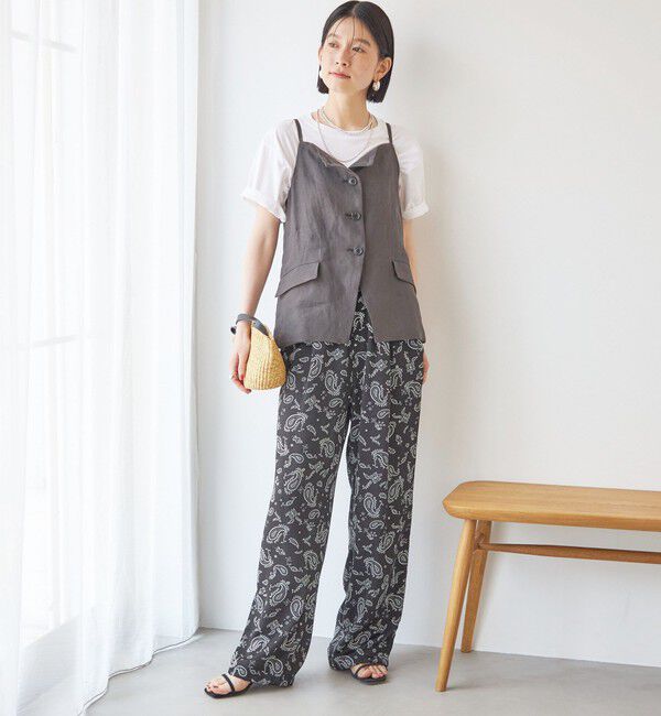 SHIPS for women「【SHIPS別注】TICCA&times;manipuri:〈手洗い可能〉プリント パンツ」|その他|