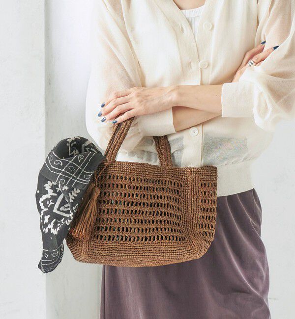 SHIPS for women「MAISON N.H PARIS:ANNABELLE P」|かごバッグ|キャメル