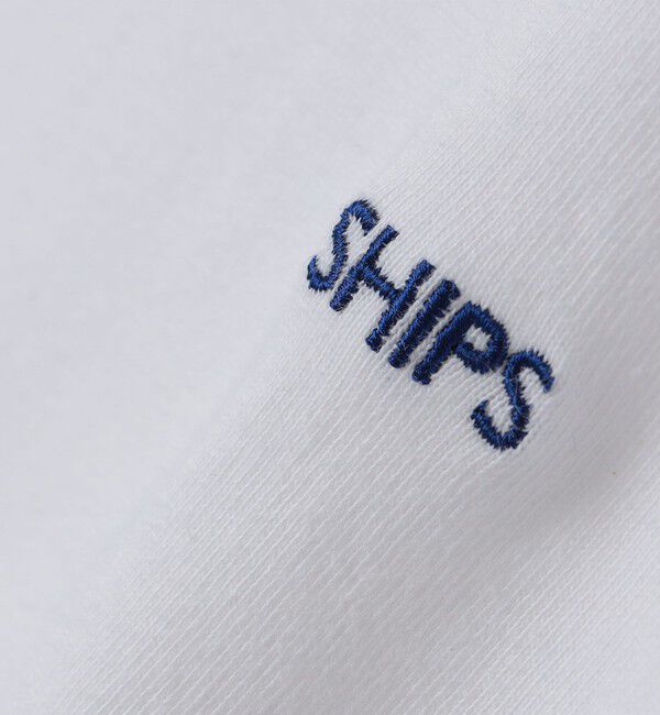 SHIPS「【WEB限定】SHIPS: マイクロ SHIPSロゴ Tシャツ」|Tシャツ・カットソー|