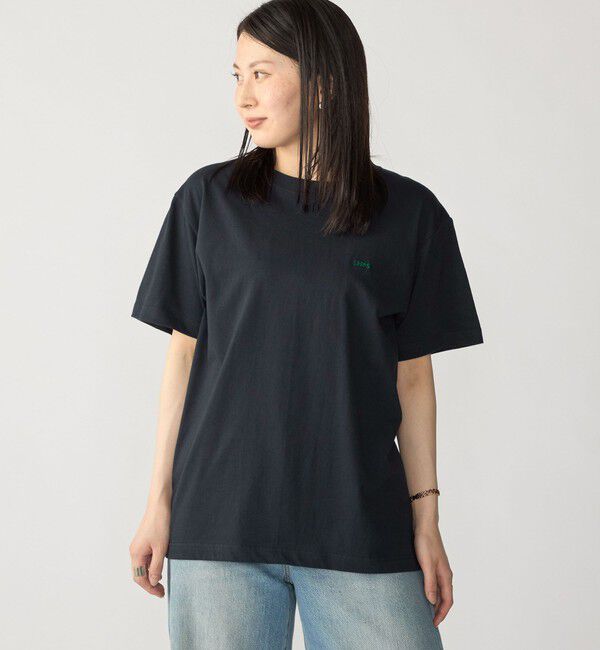 SHIPS「【WEB限定】SHIPS: マイクロ SHIPSロゴ Tシャツ」|Tシャツ・カットソー|