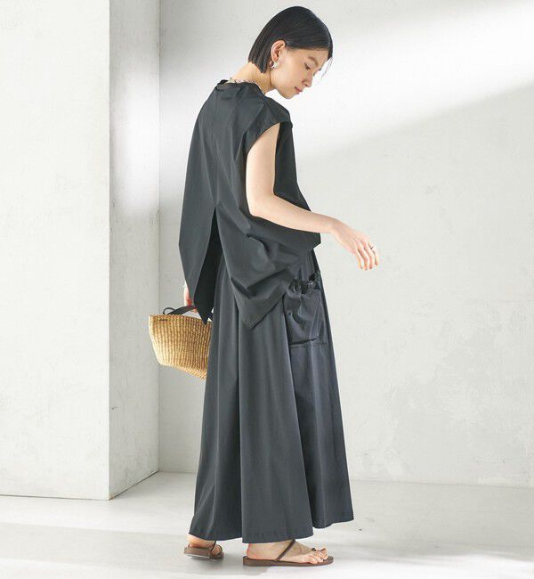 SHIPS for women「【SHIPS別注】TAION: 〈UVカット/接触冷感/吸水速乾〉バック スリット TEE」|Tシャツ・カットソー|