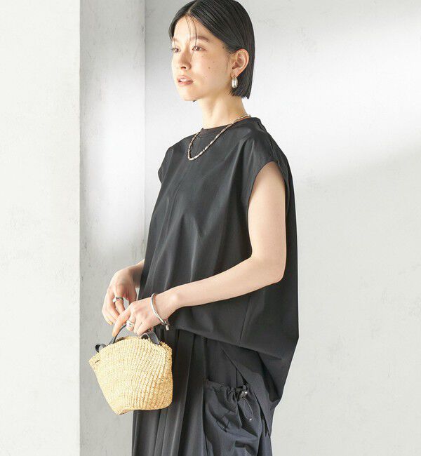 SHIPS for women「【SHIPS別注】TAION: 〈UVカット/接触冷感/吸水速乾〉バック スリット TEE」|Tシャツ・カットソー|