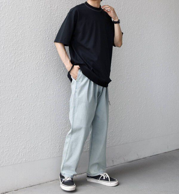 SHIPS any「SHIPS any:〈洗濯機可能〉エアロ スケープ メッシュ 鹿の子 リブ Tシャツ◇」|Tシャツ・カットソー|