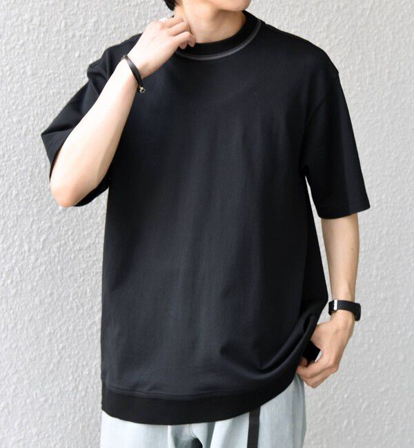 SHIPS any「SHIPS any:〈洗濯機可能〉エアロ スケープ メッシュ 鹿の子 リブ Tシャツ◇」|Tシャツ・カットソー|