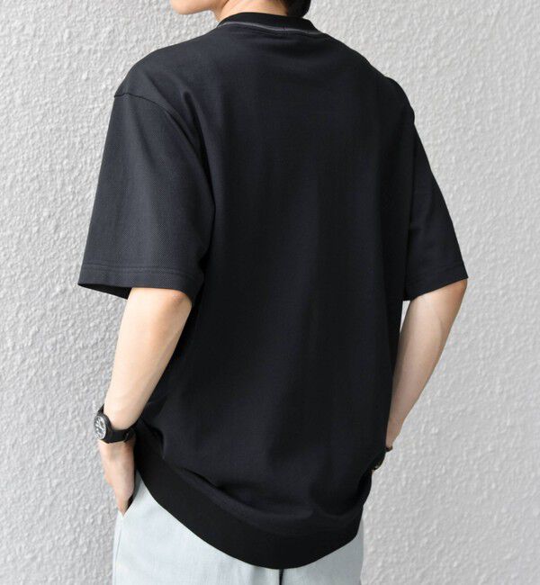SHIPS any「SHIPS any:〈洗濯機可能〉エアロ スケープ メッシュ 鹿の子 リブ Tシャツ◇」|Tシャツ・カットソー|