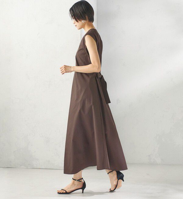 SHIPS for women「〈洗濯機可能〉綿ポリ スキッパー フレア ワンピース」|ワンピース|