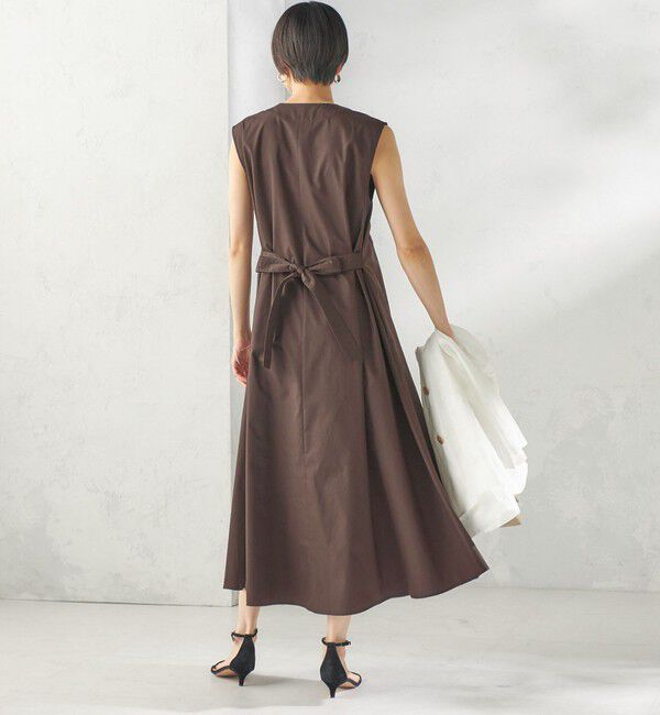 SHIPS for women「〈洗濯機可能〉綿ポリ スキッパー フレア ワンピース」|ワンピース|