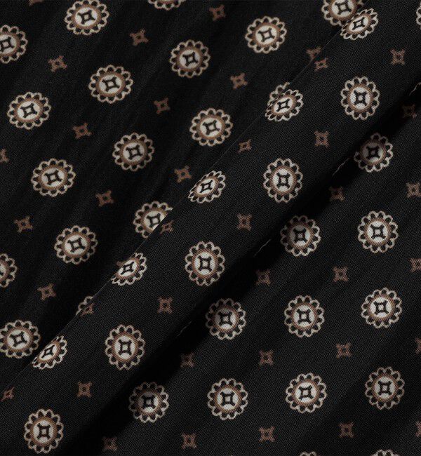 SHIPS for women「〈手洗い可能〉プリント カッセン ノースリーブ ワンピース」|ワンピース|