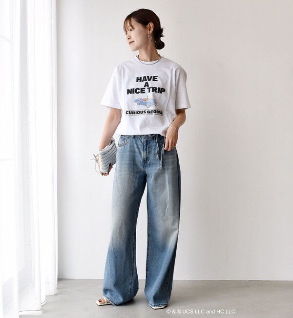 SHIPS for women「《追加予約》【SHIPS別注】GOOD ROCK SPEED/Curious George/TEE」|Tシャツ・カットソー|