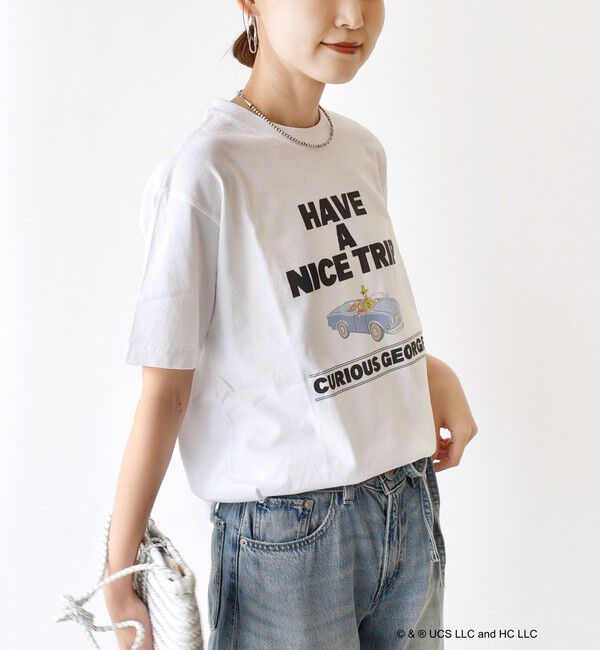 SHIPS for women「《追加予約》【SHIPS別注】GOOD ROCK SPEED/Curious George/TEE」|Tシャツ・カットソー|
