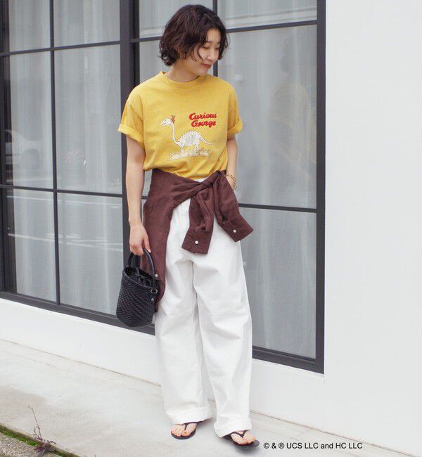 SHIPS for women「《追加予約》【SHIPS別注】GOOD ROCK SPEED/Curious George/TEE」|Tシャツ・カットソー|