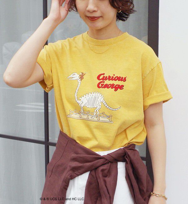 SHIPS for women「《追加予約》【SHIPS別注】GOOD ROCK SPEED/Curious George/TEE」|Tシャツ・カットソー|