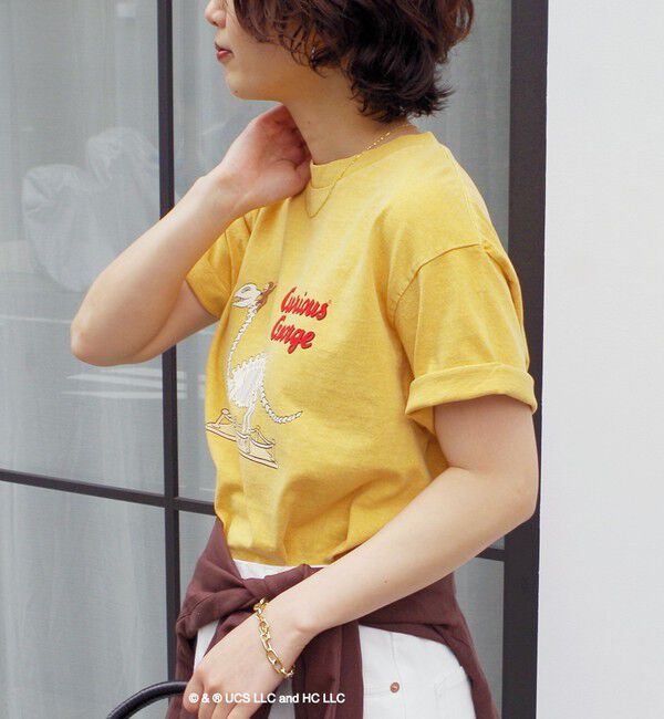 SHIPS for women「《追加予約》【SHIPS別注】GOOD ROCK SPEED/Curious George/TEE」|Tシャツ・カットソー|