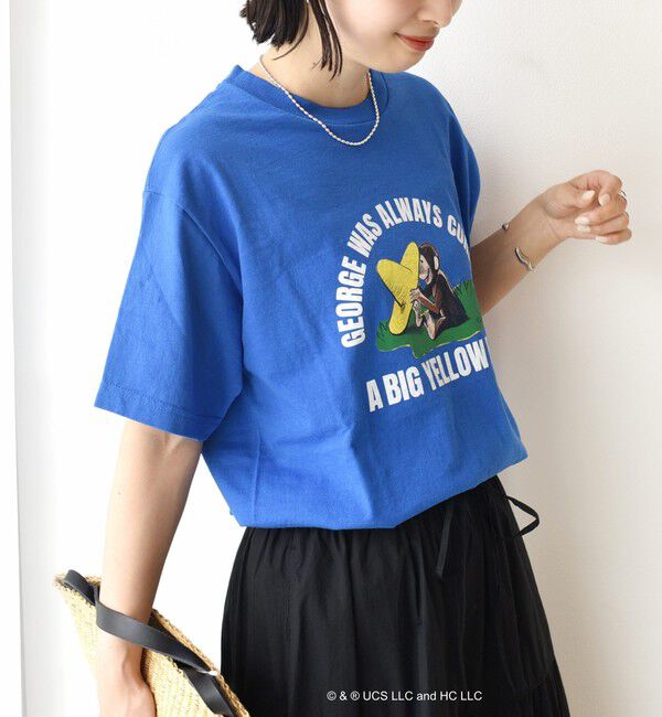 SHIPS for women「《追加予約》【SHIPS別注】GOOD ROCK SPEED/Curious George/TEE」|Tシャツ・カットソー|