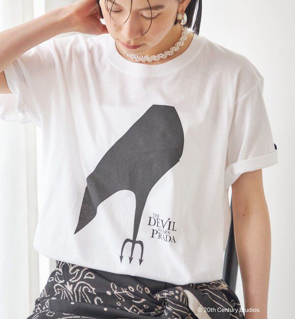 SHIPS for women「【SHIPS別注】GOOD ROCK SPEED: The devil wears PRADA」|Tシャツ・カットソー|ホワイト系