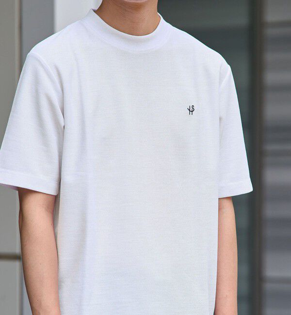 SHIPS「【WEB限定】SHIPS:〈汗染み拡散〉カノコ  ワンポイント Tシャツ」|Tシャツ・カットソー|