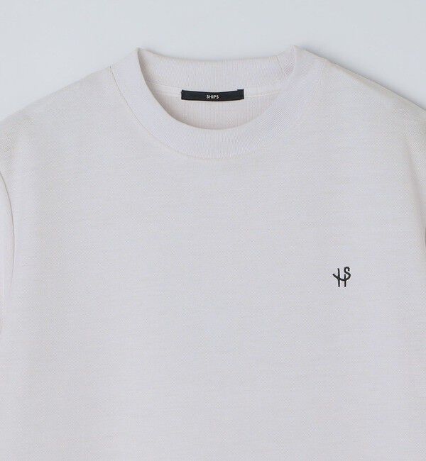 SHIPS「【WEB限定】SHIPS:〈汗染み拡散〉カノコ  ワンポイント Tシャツ」|Tシャツ・カットソー|