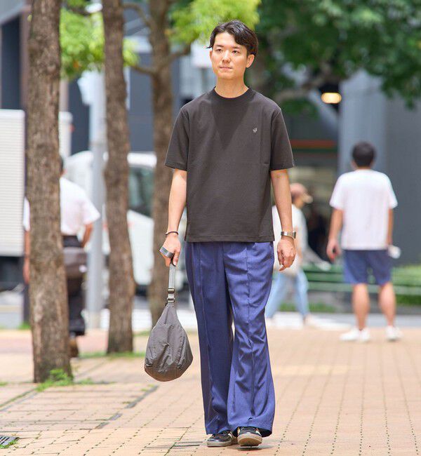 SHIPS「【WEB限定】SHIPS:〈汗染み拡散〉カノコ  ワンポイント Tシャツ」|Tシャツ・カットソー|