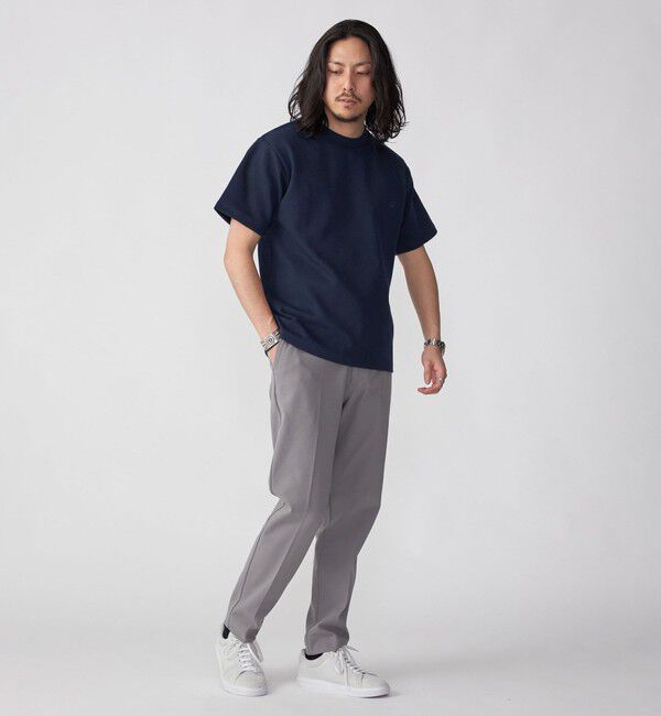 SHIPS「【WEB限定】SHIPS: ワンポイント ロゴ バーズアイ Tシャツ」|Tシャツ・カットソー|