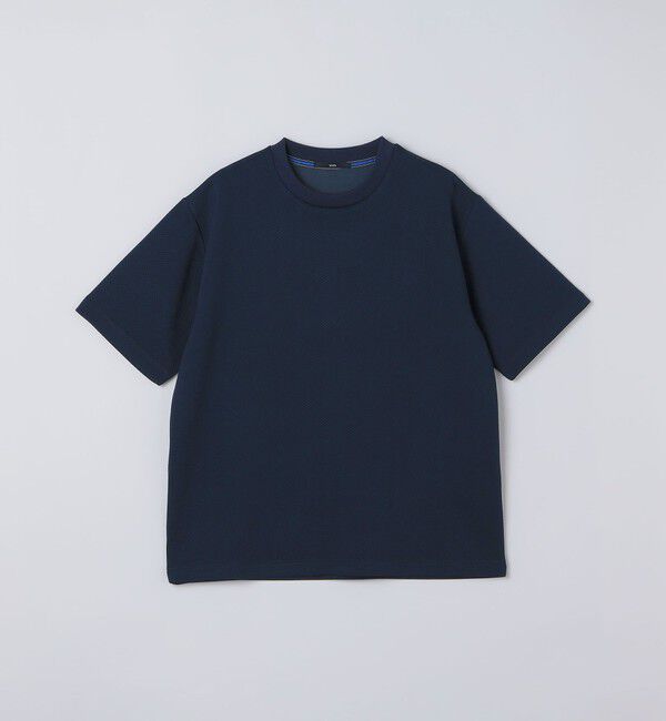 SHIPS「SHIPS: 膨れジャカード ヘリンボーン ショートスリーブ Tシャツ」|Tシャツ・カットソー|