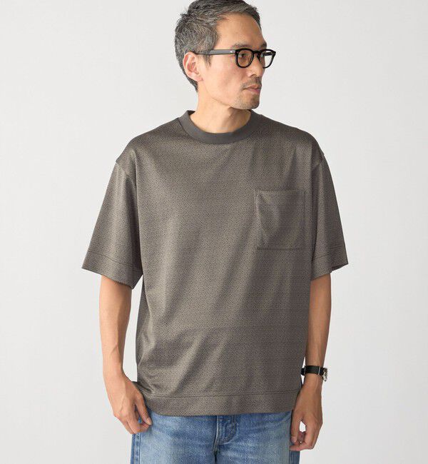 SHIPS「SHIPS: ジオメトリック ライト リラックス ポケット Tシャツ」|Tシャツ・カットソー|