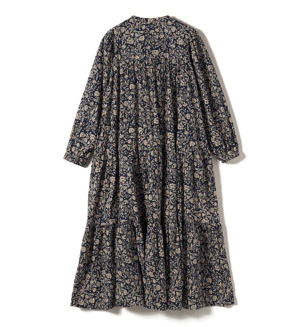 SHIPS for women「Fanaka:〈手洗い可能〉小花 プリント ティアード ワンピース」|ワンピース|