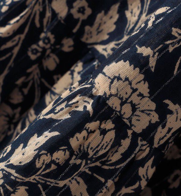 SHIPS for women「Fanaka:〈手洗い可能〉小花 プリント ティアード ワンピース」|ワンピース|