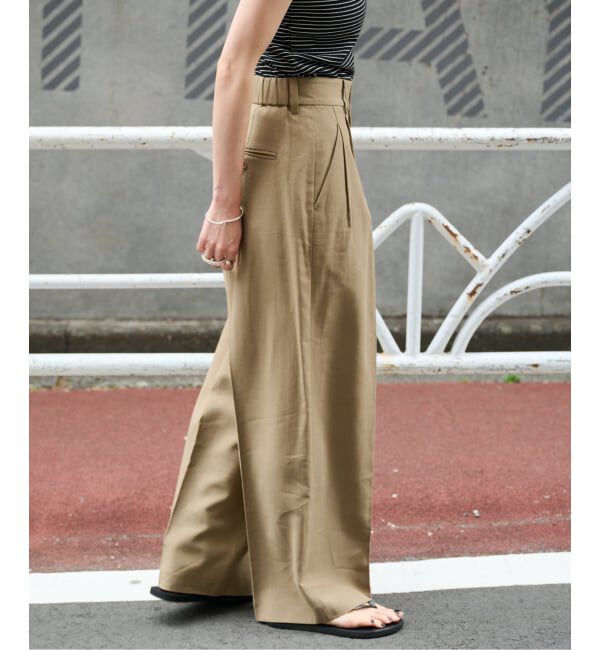 OUTDOOR PRODUCTS Usual Things「≪予約≫レーヨンドライタッチバックゴムスラックス セットアップ対応」|スラックス|