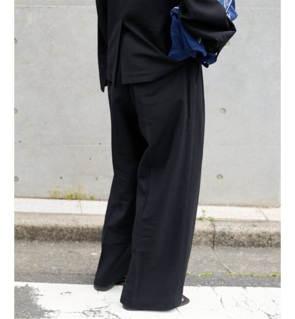 OUTDOOR PRODUCTS Usual Things「≪予約≫レーヨンドライタッチバックゴムスラックス セットアップ対応」|スラックス|