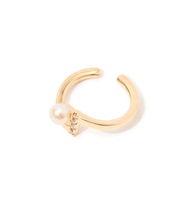 TOMORROWLAND GOODS「【別注】Hirotaka Diamond Pearl 片耳イヤーカフ」|イヤーカフ|92 ゴールド系