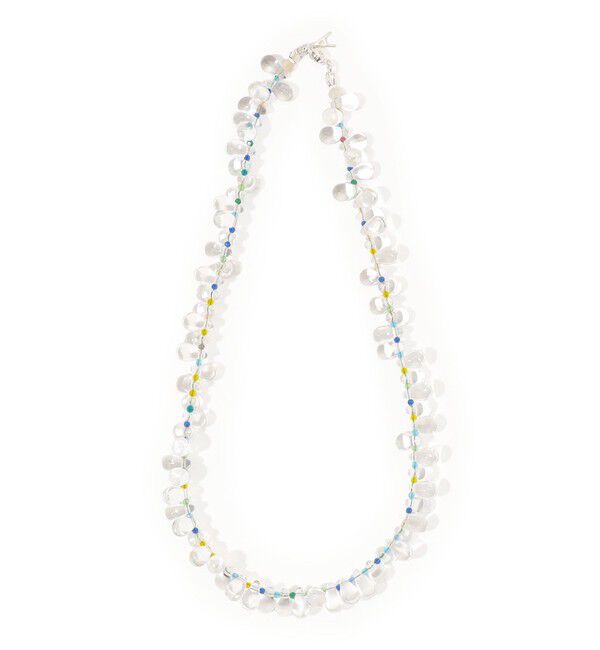 TOMORROWLAND GOODS「AGLAGLA Mini Grape Glass Beads ネックレス」|ネックレス|12 クリア系