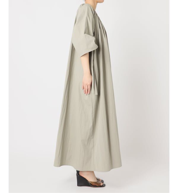  「《予約》GATHER SLEEVE DRESS：ワンピース」|ワンピース|