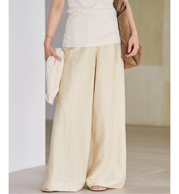 Plage「Linen Mix Wide パンツ」|その他|