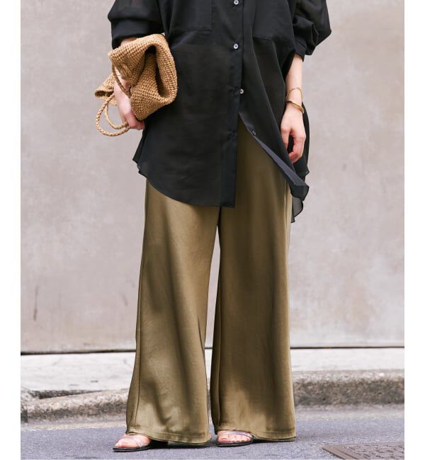 Plage「Cutoff satin パンツ」|その他|