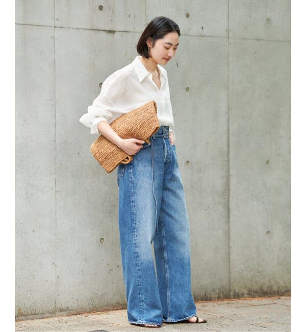 Plage「《追加予約》RAMIE LYOCELL CROPPED シャツ 3」|シャツ・ブラウス|