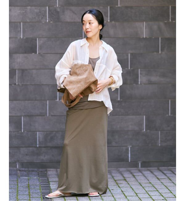 Plage「《追加予約》RAMIE LYOCELL CROPPED シャツ 3」|シャツ・ブラウス|