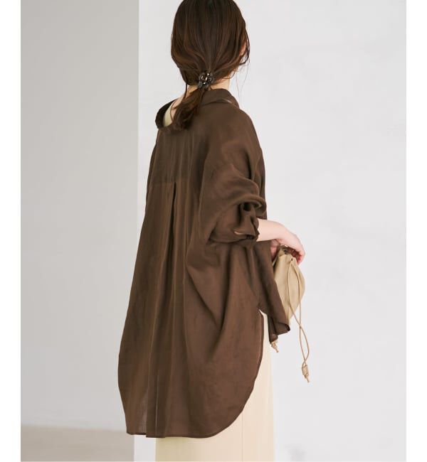 Plage「《追加》RAMIE LYOCELL VOLUME シャツ 2」|シャツ・ブラウス|