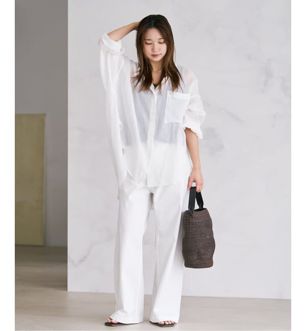 Plage「《追加》RAMIE LYOCELL VOLUME シャツ 2」|シャツ・ブラウス|