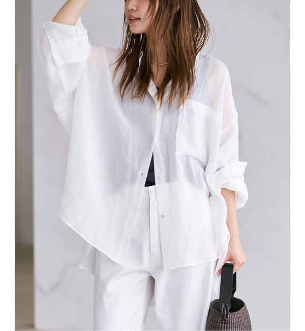 Plage「《追加》RAMIE LYOCELL VOLUME シャツ 2」|シャツ・ブラウス|